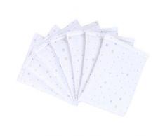 babybay Nestchen Ultrafresh Piqué passend für Modell Maxi, Boxspring, Comfort, Mini und Midi, weiß Sternemix sand/azurblau