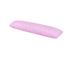 LULANDO SleepSide Seitenschläferkissen Schwangerschaftskissen Lagerungskissen Körperkissen 120x40 cm. Weiches und bequemes Kissen zum Schlafen und Ausruhen. Farbe: Pink Sparklings / White
