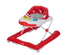 Safety 1st 2726827000 Lauflernwagen Bolid, praktischer Lauflerner mit Spieltablett und 12 versch. Melodien, flach zusammenklappbar, nutzbar ab 6 Monaten bis 18 Monate, Red Campus, rot, 3.63 kg