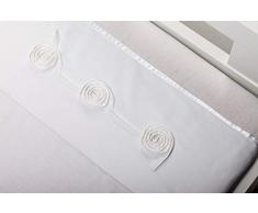 Briljant Baby - Laken für ein Wiege, Kinderwagen oder Babybett Circle - 100 x 150 cm weiß - hochwertige qualität