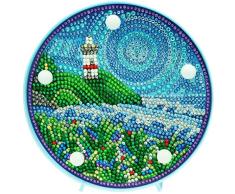DIY Diamond Painting Lampe mit LED-Lichtern, speziell geformte Diamant-Zeichnung, Kinderzimmer, Nachttischlampe, Home Decor Lampe
