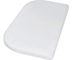 Playshoes 770325-1 Jersey-Spannbettlaken für das Beistellbett, Wasserdicht und Atmungsaktiv, 89 x 51 x 10cm, weiß, weiß