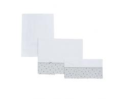 Cambrass 37345 Bezug für Kinderwagen dreiteilig, 80 x 120 cm, star grau