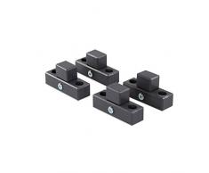 babybay Verbindungsbacken zum Laufstall passend für Modell Original, Midi, Mini, Maxi und Boxspring, schiefergrau lackiert