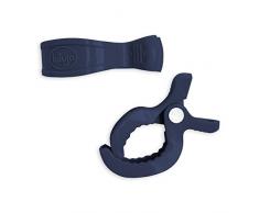 Lulujo Baby l2-lj616 Clip für Kinderwagen, 2 Stück, Marineblau