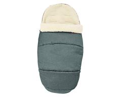 Bebe Confort, gepolsterter Thermo-Fußsack mit Fleece-Bezug für Kinderwagen und Sitzverkleinerer Sparkling Grey