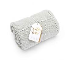 The Little Green Sheep Gestrickte Babydecke