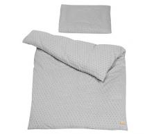 roba organic 2-teilige Bettwäsche Lil Planet” silbergrau, 100x135cm, Jersey GOTS zertifiziert