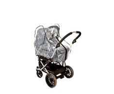 Altabebe AL1404 Regenhaube für alle Kinderwagen mit Reißverschluss, transparent
