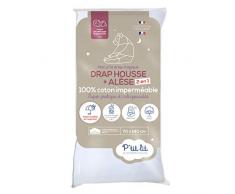 Ptit Lit Bettlaken Magique 2-in-1, 70 x 140 cm, Weiß