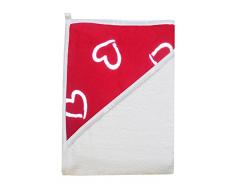 Cosing C-0899-01 Baby Kapuzenbadetuch/ Badeponcho Für Neugeborene Und Babys, weiß