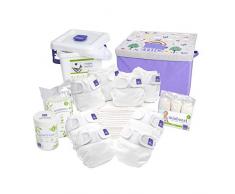 Bambino Mio, miosoft premium geburt bis töpfchen set, weiss, mehrfarbig, 6300 g