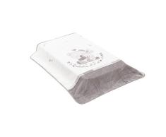 Cambrass 41932 Tagesdecke RASCHEL Babybett, 110X140 cm, grau