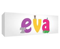 Feel Good Art EVA Galerie verpackt Leinwandbild für Kinderzimmer, die Solide Front Panel (21 x 59 x 4 cm, mittel)