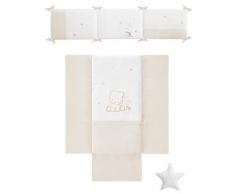 Bimbipirulos 20015210 Unisex - Baby Steppbett + Nestchen + Kissen