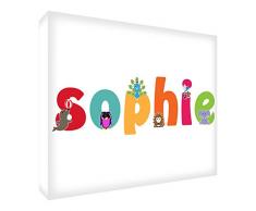 Feel Good Art Galerie verpackt Leinwandbild für Kinderzimmer, die Solide Front Panel, 30 x 20 cm