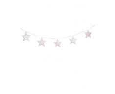 Petit Praia Juliette Lichterkette Stern weiß/rosa 330 m