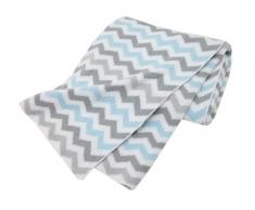 American Baby Company 100 Prozent Baumwolle Sweater Knit Decke, blau