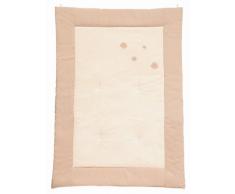 Urra 340-1801-06 - Krabbeldecke mit Aufwendiger Stickerei, Crema Natur, Größe: ca. 95 x 135 cm