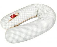 myJulius 4670411660 Stillkissen mit Perlenfüllung, Sightseeing, ca. 190 cm (Außenmaß)