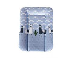 Geuther - Wickelauflage / Wickelmulde 5832, abwaschbar, geschweißt, mit Kopfschutz, 52 x 75 cm, Lama