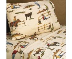 Sweet Jojo Designs Bettwäsche-Set für Kinderbettwäsche Wild West Cowboy 3-teilig