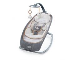 Ingenuity, Bella Teddy Schaukelstuhl und -sitz mit Vibrationen, Musik, Naturgeräuschen und Lautstärkeregler, aus hochwertigen Stoffen