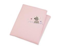 Sterntaler Schmusedecke Maus Mabel, Wattiert, Alter: Für Babys ab der Geburt, 75 x 100 cm, Rosa/Mehrfarbig