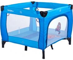 Caretero Quadra, Tragbar Laufgitter, blau