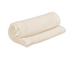 Cuddles Collection Decke für Kinderwagen, cremefarben