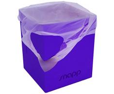 Snappy Bin Mülleimer, zusammenfaltbar, Violett