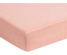 Träumeland TT04153 Spannbetttuch TENCEL malve-rose, 60 x 120 + 70 x 140 cm, mehrfarbig