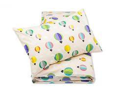 Pepi Leti 685843715740 Luftballons Premium Hochwertige Kinderbettwäsche, mehrfarbig