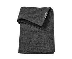 Meyco 2735004 Babydecke gestrickt Winter Velours Deluxe 75x100 cm, Anthrazit