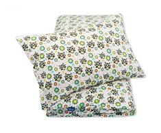 Pepi Leti 685843715818 Eulen Premium Hochwertige Kinderbettwäsche, mehrfarbig