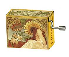 Fridolin 58293 Spieluhr Vivaldi - Frühling / Mucha - Sommer 1897