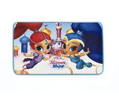 Shimmer & Shine Fußmatte, 45 x 75 cm, Polyester, Rosa, 45 x 75 x 1,2 cm