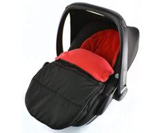 Universal-Fußsack für Babyschale Maxi Cosi Pepple Fire Rot