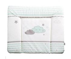 roba Wickelauflage Happy Cloud, weiche Wickelunterlage 85x75 cm, Baby Wickeltischauflage PU beschichtet