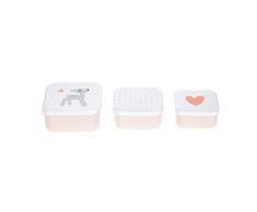Lässig 1310013784 Snackbox, Lela light pink/mehrfarbig