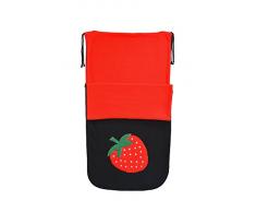 Snuggle Fußsack/COSY TOES kompatibel mit Kinderwagen Out n About Nipper Double Sport 360 Strawberry