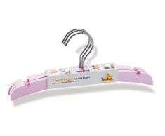 Pinolino 193425 Kleiderbügelset, 3-teilig, rosa