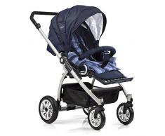 Gesslein 204330592130 Kinderwagen M4 inklusive C1 Tragetasche, silber