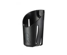 okiedog 50010 Getränkehalter Becherhalter Flaschenhalter für Kinderwagen, Buggy oder Fahrradanhänger, universell einstellbar, 360° drehbar, schwarz