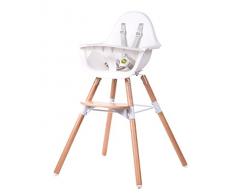Childwood CHEVOCHNW Evolu 2 Stuhl, 2 in 1 Ring, natur weiß