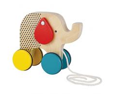Jumping Jumbo Elefant Holz Pull Spielzeug Petit Collage
