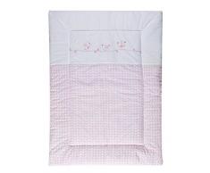 Schardt 13 109 3/718 Krabbeldecke Lovely Birds 100 x 135 cm, rosa