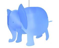 R&M Coudert Deckenleuchte für Kinderzimmer, Elefant, Blau