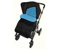 Fußsack/COSY TOES kompatibel mit Joie Aire Lite Kinderwagen Kinderwagen Ocean Blau