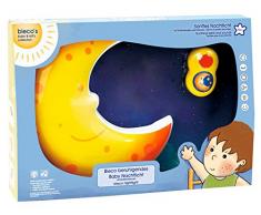 Bieco 04052657 - Nachtlicht Mond mit Musik, ca. 33 x 22 x 5 cm